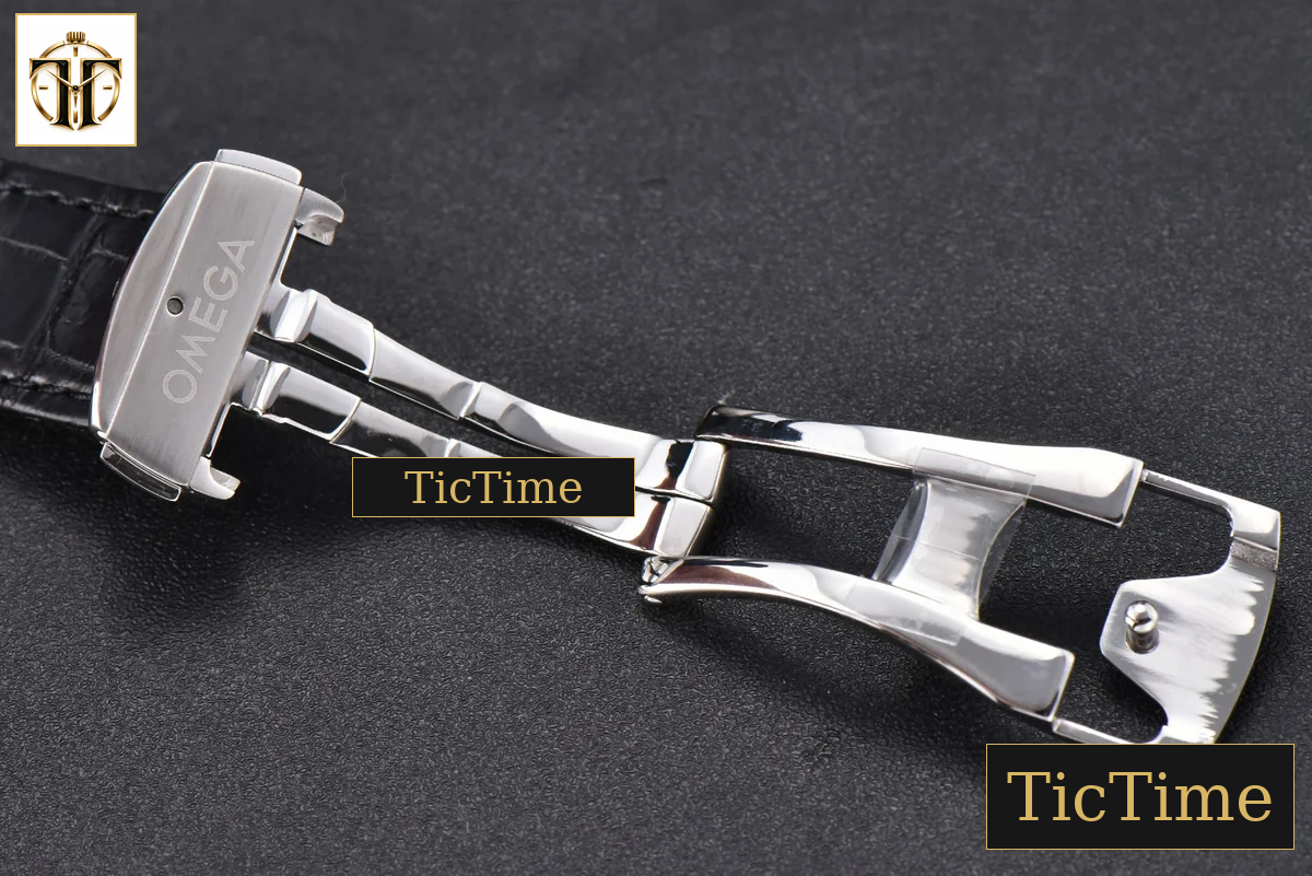 De Ville Hour Vision 41mm VSF White/Silver Dial Black Croco Strap A8500 — foto 28