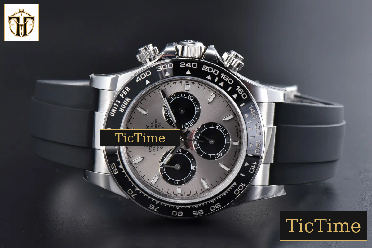 Daytona 904L 126519 40mm VSF Gray Black Subdial Oysterflex Strap DD4131 — foto 16