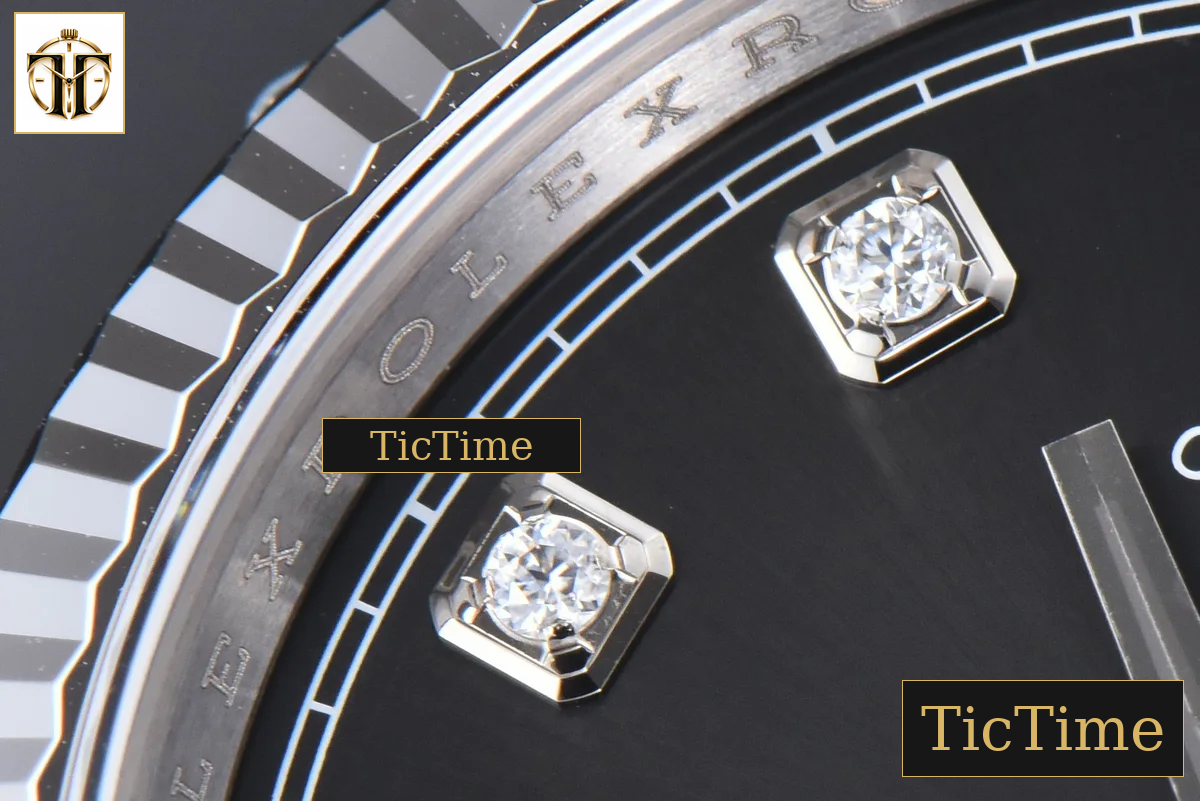 DateJust 904L 126234 36mm VSF Black Dial Diamond Marker Jubilee Bracelet VS3235 — foto 7