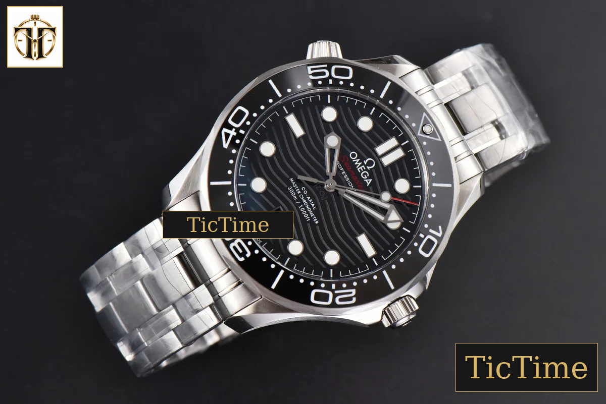 Seamaster Diver 300M 42mm ZF Black Ceramic Black Dial SS Bracelet A8800 — foto 12