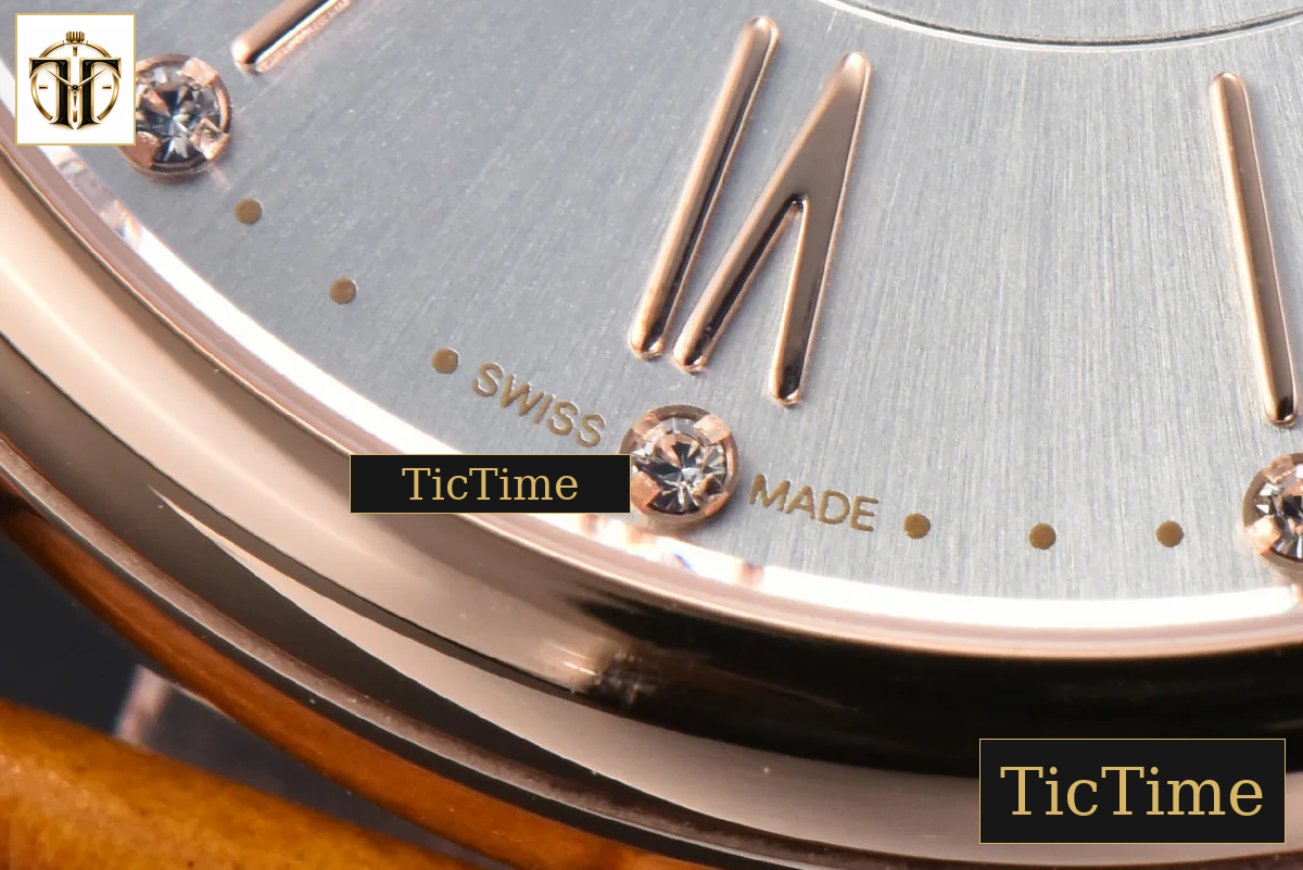 Portofino 37mm V7F RG Silver Dial RG Marker Brown Leather Strap A2892 — foto 8