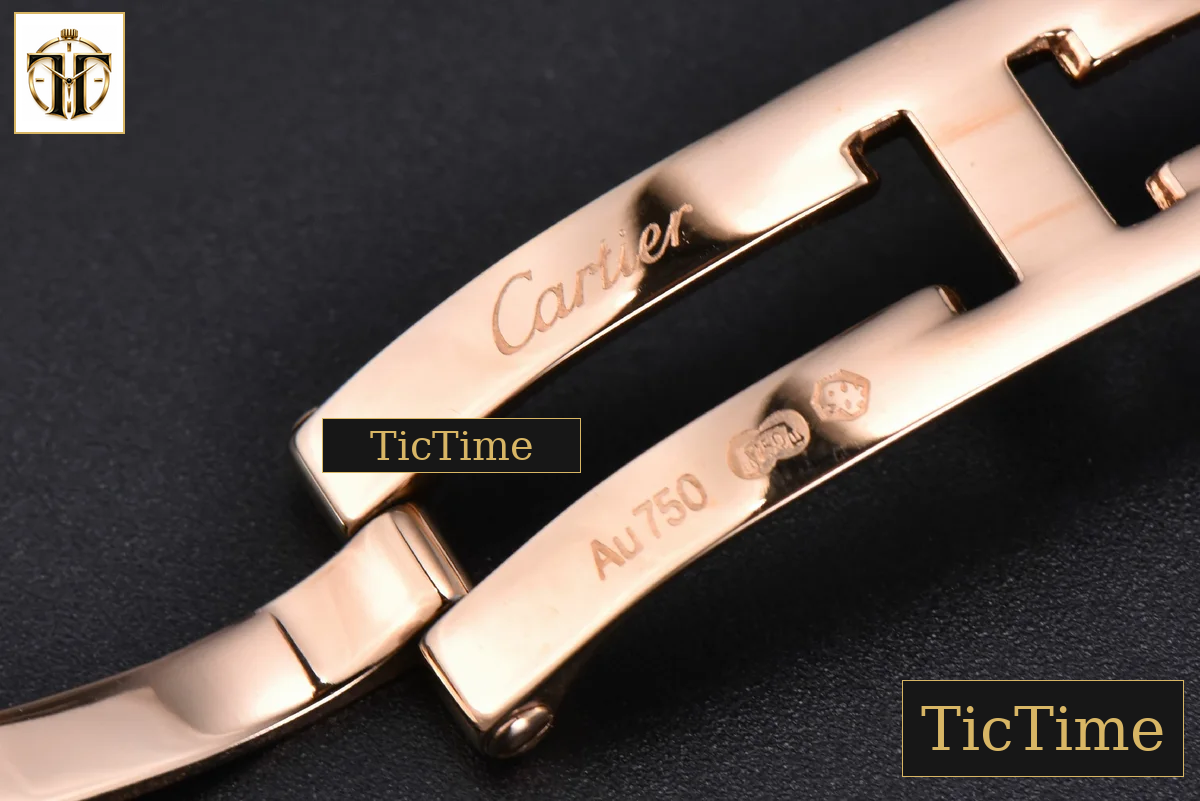 Panthère Secrete Ladies 27mm BVF RG White Dial RG Bracelet Ronda Quartz — foto 23