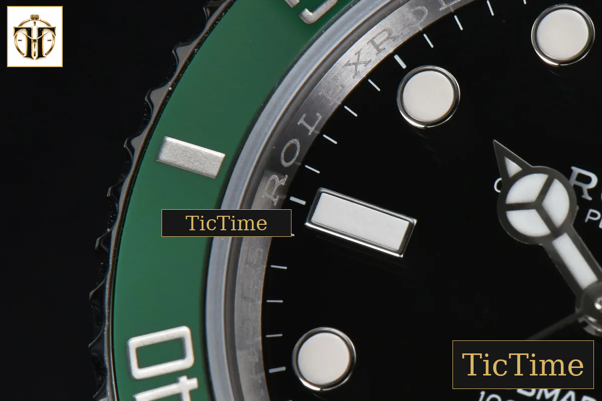 Submariner LV 126610 41mm Clean Factory Green Ceramic Black Dial SS Bracelet VR3235 — foto 6