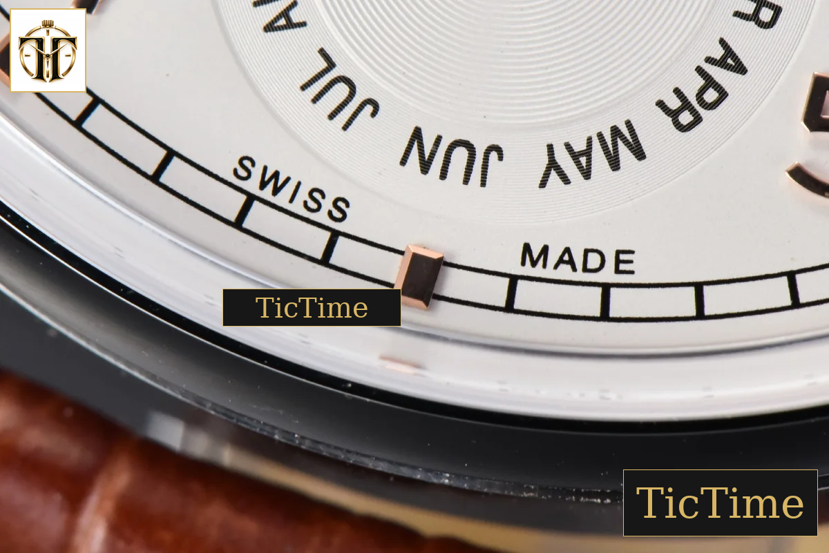Portugieser Perpetual Calendar IW5033 42mm APSF SS White Dial Brown Leather Strap A52610 — foto 9