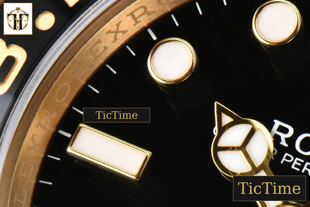 GMT Master II 126718 40mm Clean Factory YG Black/Gray Bezel Black Dial Jubilee Bracelet DD3285 — foto 6
