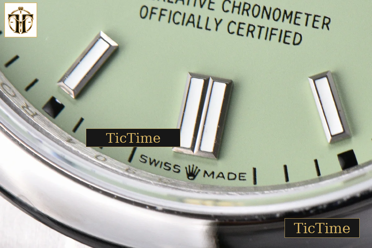Oyster Perpetual 316L Pistachio 126000 36mm BPF Green Dial SS Bracelet SH3132 — foto 9