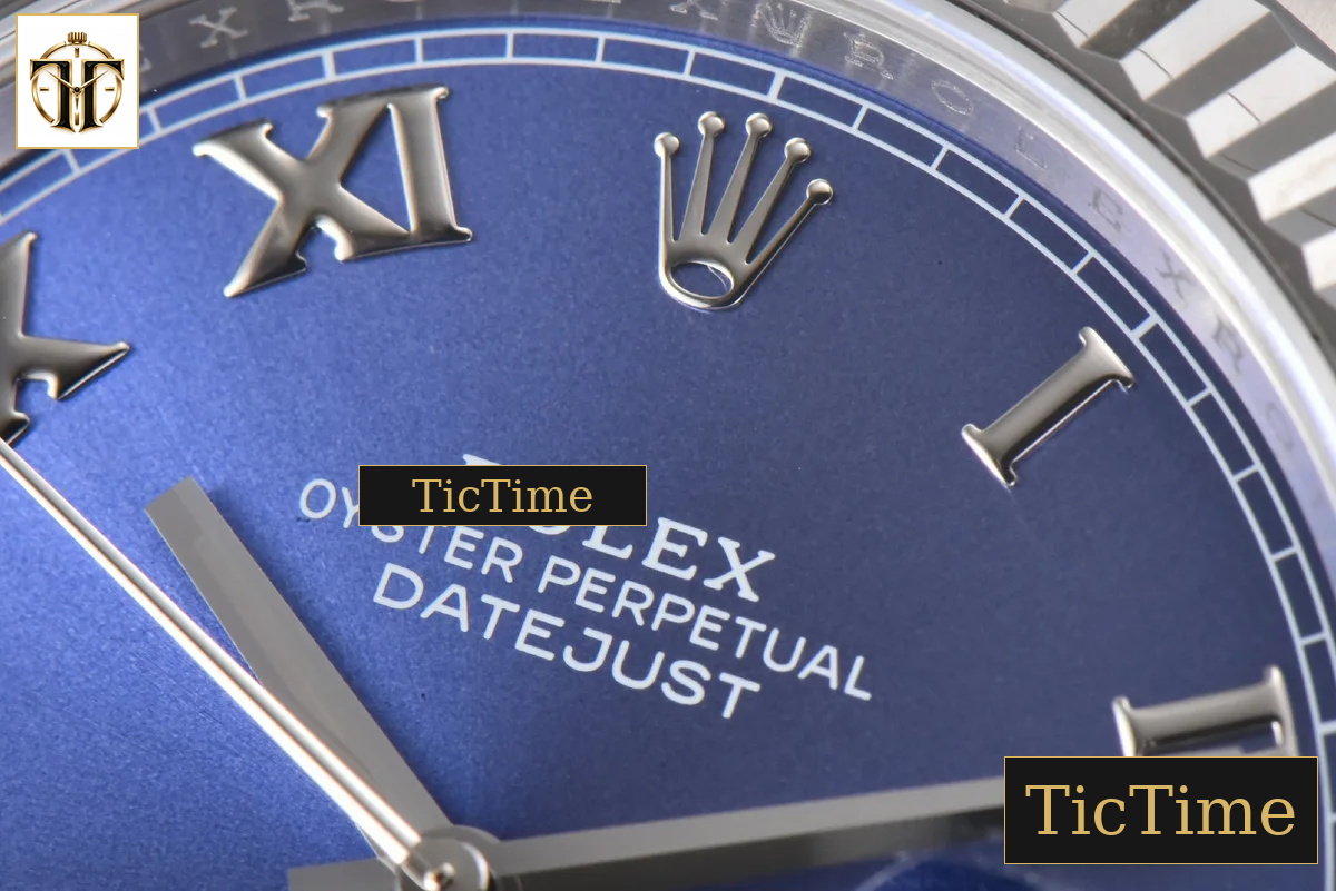 DateJust 126334 41mm Clean Factory Blue Roma Marker Osyter Bracelet VR3235 — foto 5