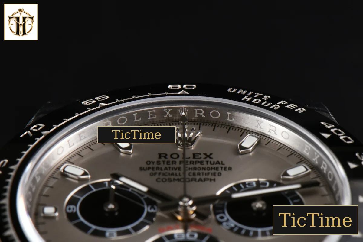 Daytona 116519 40mm BTF Gray Dial Black Subdial Oysterflex Strap SA4130 — foto 14