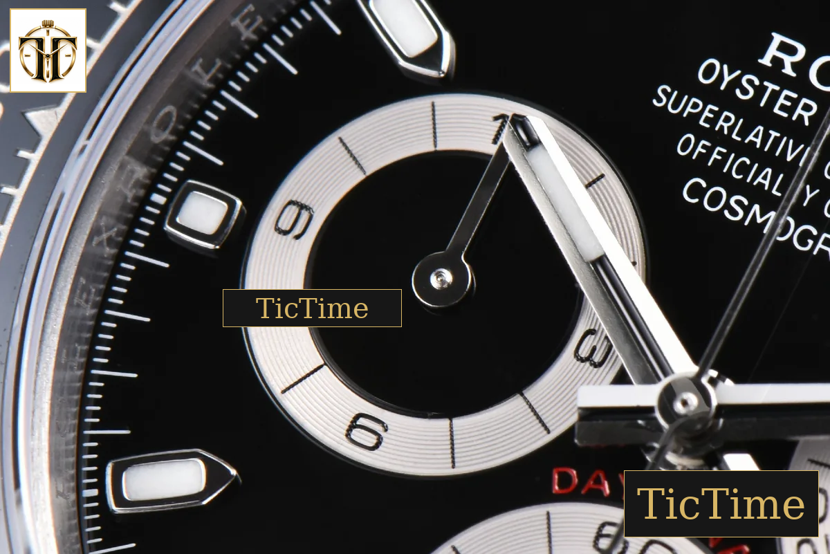 Daytona 116500 ZF SS Black Dial SS Bracelet SA4130 — foto 7