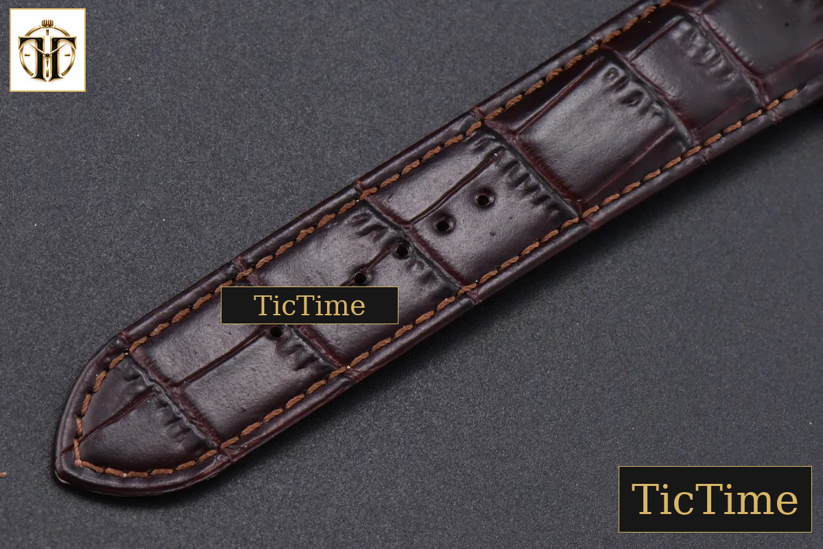 Master Reverso Tribute Small Seconds 30x47mm MGF RG White Dial Brown Leather Strap A854A — foto 24