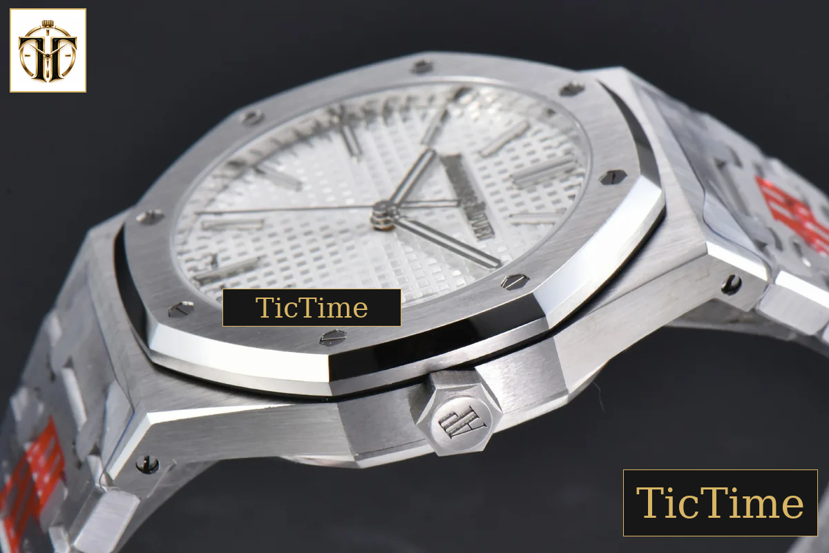 Royal Oak “50th Anniversary” 15510 41mm ORF SS White Dial SS Bracelet SA4302 — foto 11