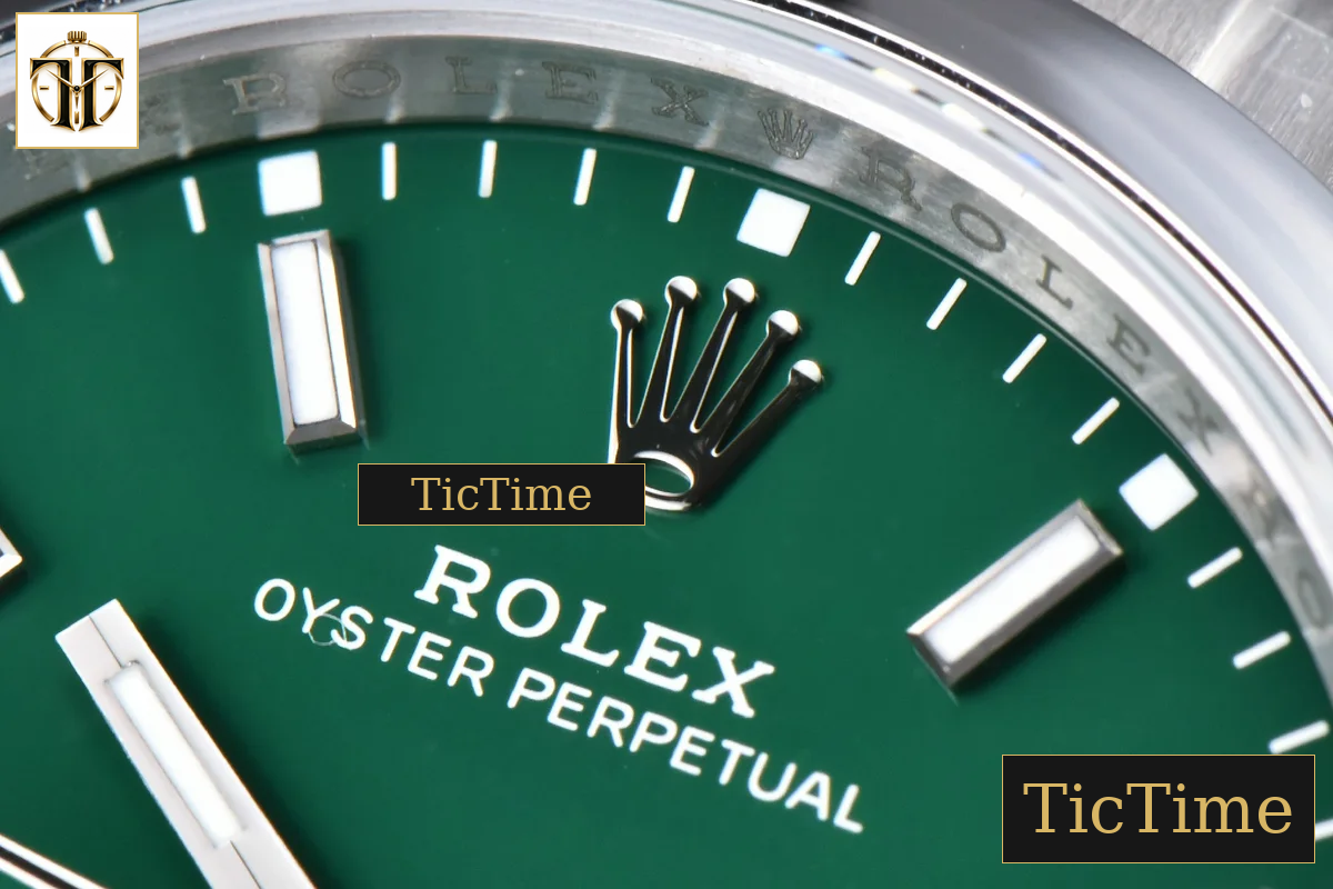 Oyster Perpetual 904L 126000 36mm VSF Green Dial Bracelet VS3230 — foto 5