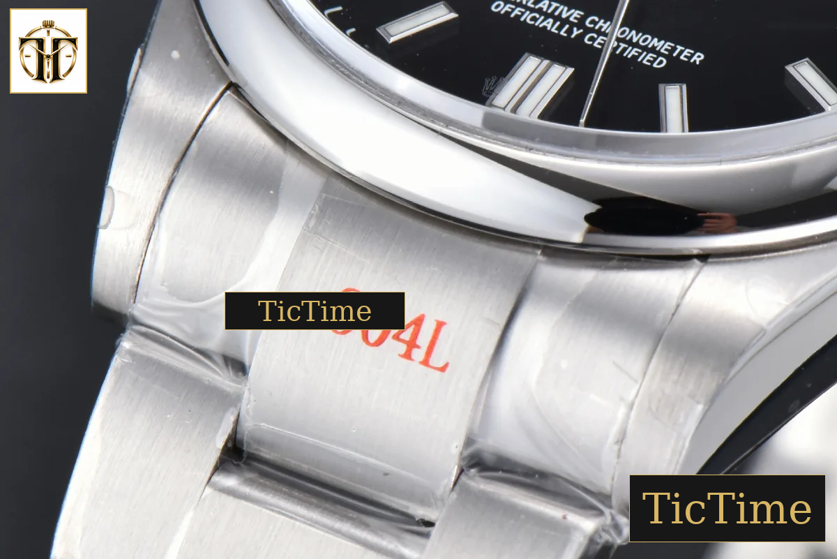 Oyster Perpetual 904L 126000 36mm GMF Black Dial SS Bracelet VR3230 — foto 10