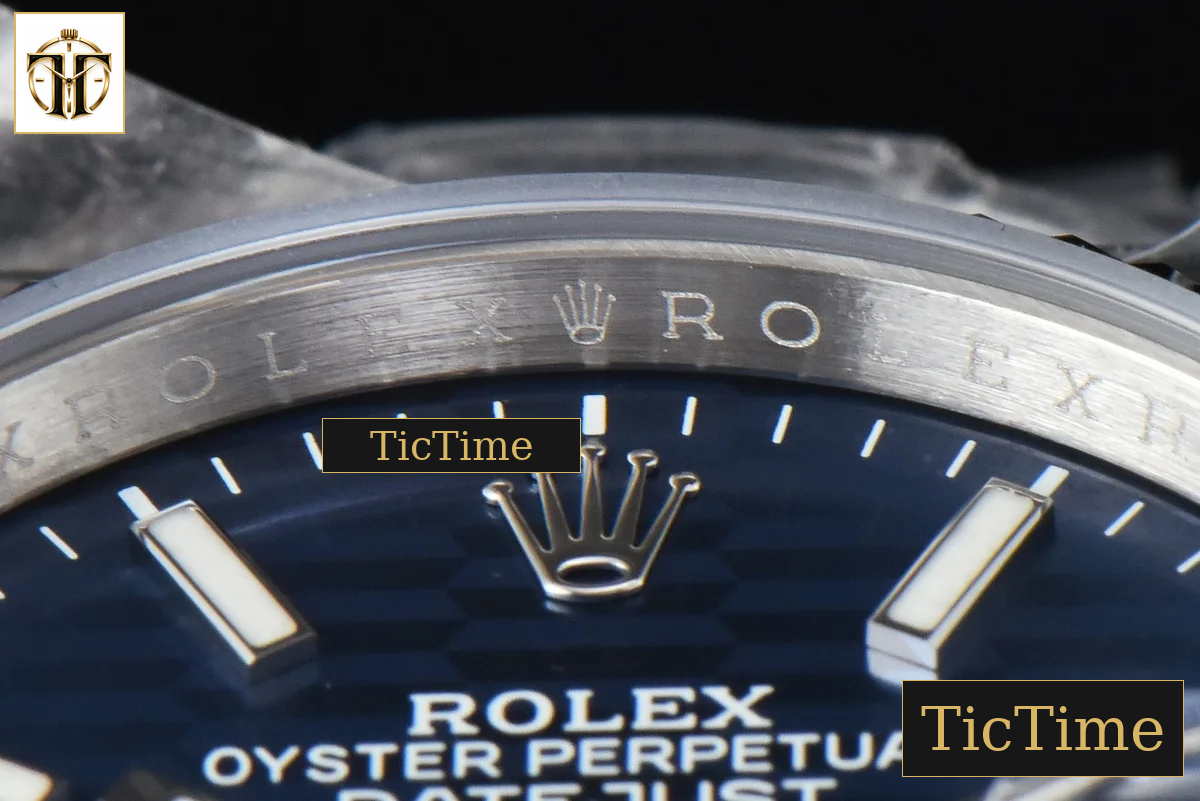 DateJust 36mm BPF Blue Motif Dial Oyster Bracelet A2824 — foto 12
