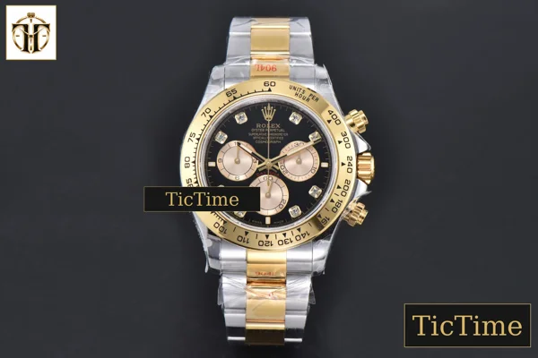 Foto frontal — Daytona 904L 126503 40mm BPF YG/SS Black Dial YG Subdial Diamond Marker YG/SS Bracelet SH4131