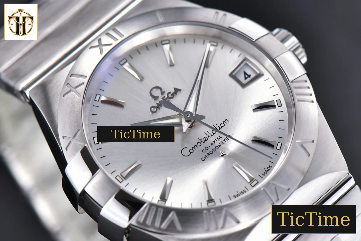 Constellation 38mm VSF SS Silver Dial Stick Markers SS Bracelet A8500 — foto 10