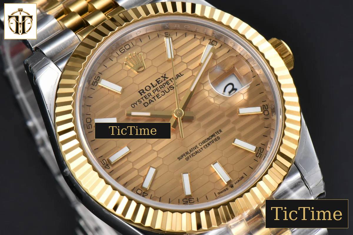 DateJust 126333 41mm VSF YG/SS YG Motif Dial Jubilee Bracelet VS3235 — foto 14