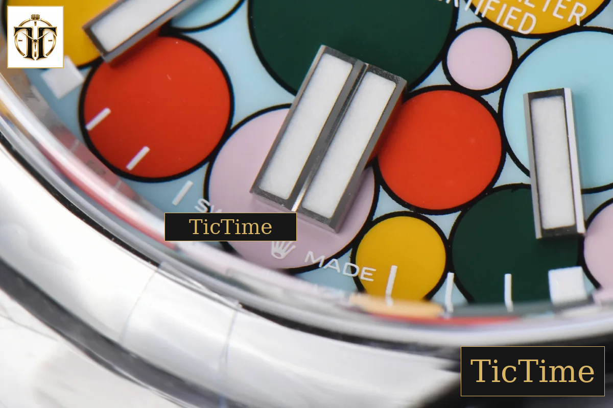 Oyster Perpetual 904L 124300 41mm Clean Factory Tiffany Blue Celebration Ballon Dial SS Bracelet VR3230 — foto 8