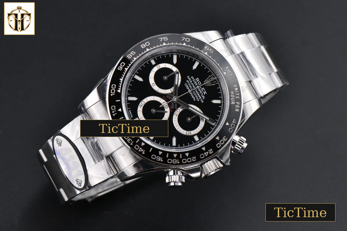Daytona UFO 904L 126500 40mm UF Black Dial SS Braclet UF4131 — foto 4