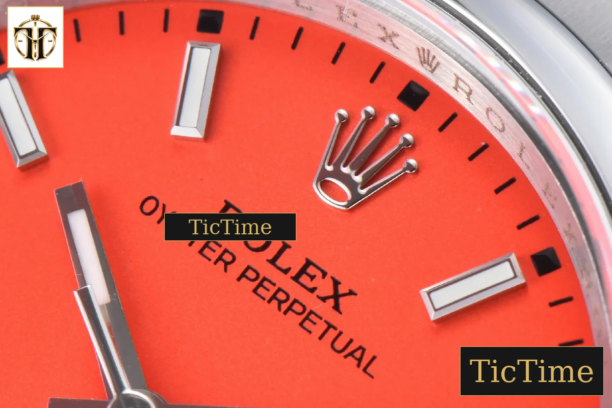 Oyster Perpetual 904L 126000 36mm GMF Red Dial SS Bracelet VR3230 — foto 6