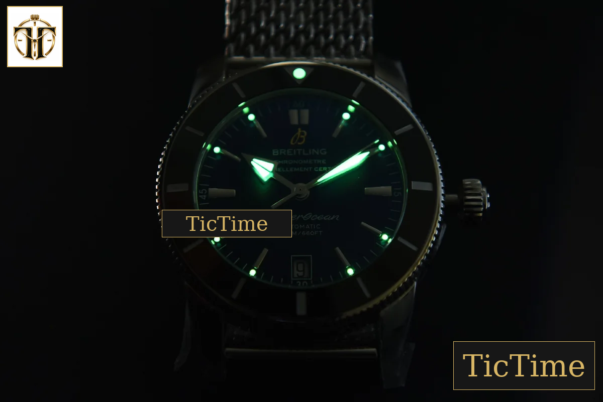 SuperOcean Heritage II 42mm GF Black Dial SS bracelet A2824 — foto 26