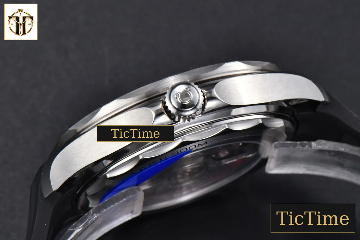 Seamaster Diver 300M 42mm ZF Black Ceramic Black Dial Black Rubber Strap A8800 — foto 13