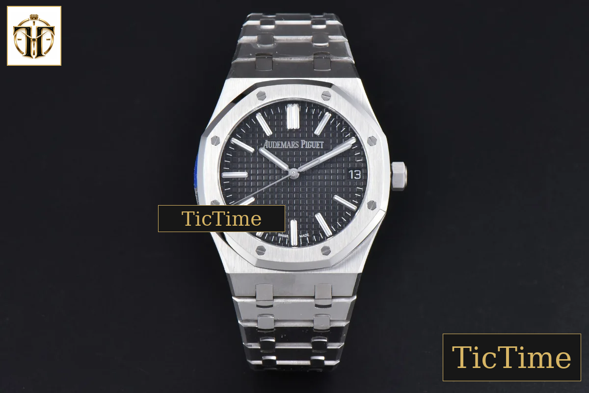 Royal Oak “50th Anniversary” 15510 41mm APSF SS Black Dial SS Bracelet V2 Free Sprung SA4302 — foto 3