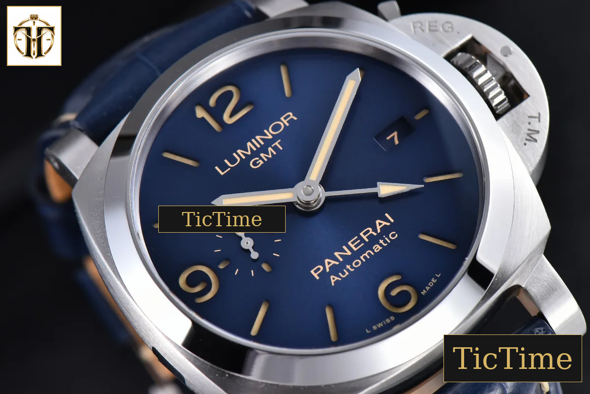 Luminor GMT PAM1033 44mm VSF Blue Dial Blue Leather Strap P9011 — foto 9