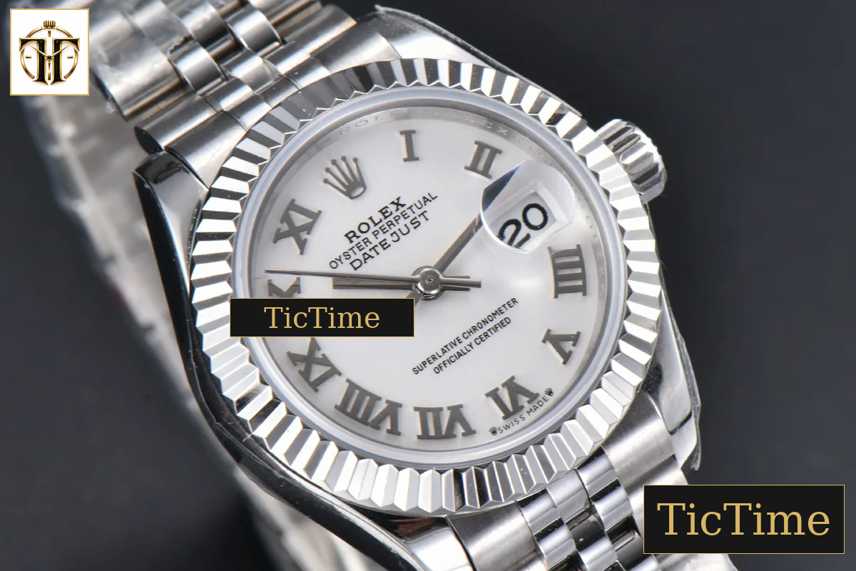 DateJust 31mm WF White Dial Lume Marker Jubilee Bracelet A2671 — foto 12