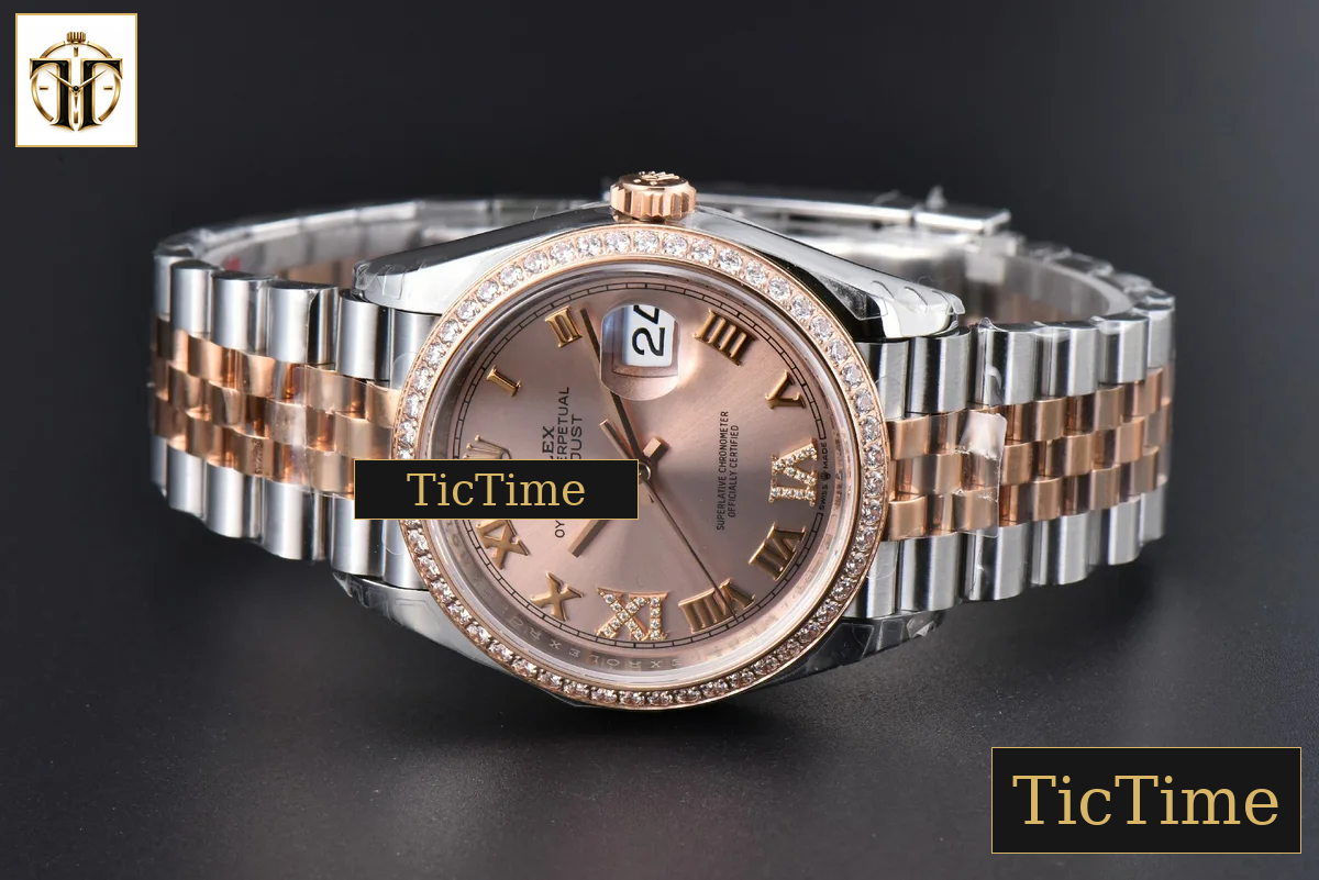DateJust 126231 36mm VSF RG/SS Diamond RG Dial Diamond Roma Marker Jubilee Bracelet VS3235 — foto 16