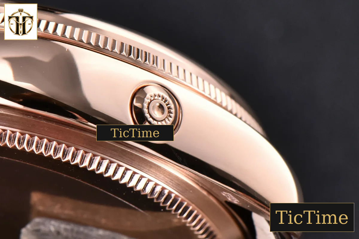 Cellini Moonphase 50535 40mm KZF RG white dial Mod Asia 3195 — foto 12