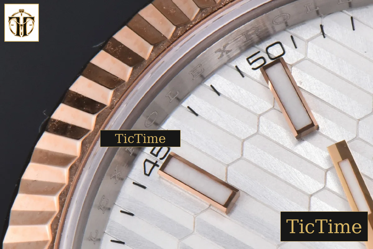 DateJust 41mm VSF RG/SS Silver Motif Dial Lume Marker Jubilee VS3235 — foto 7