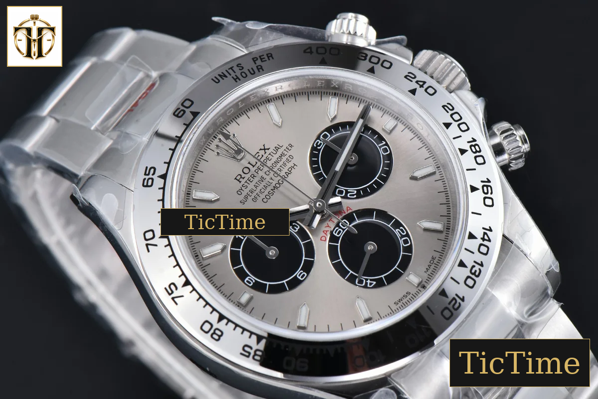 Daytona 904L 126509 40mm BPF SS Grey Dial Black Subdial SS Bracelet SH4131 — foto 13