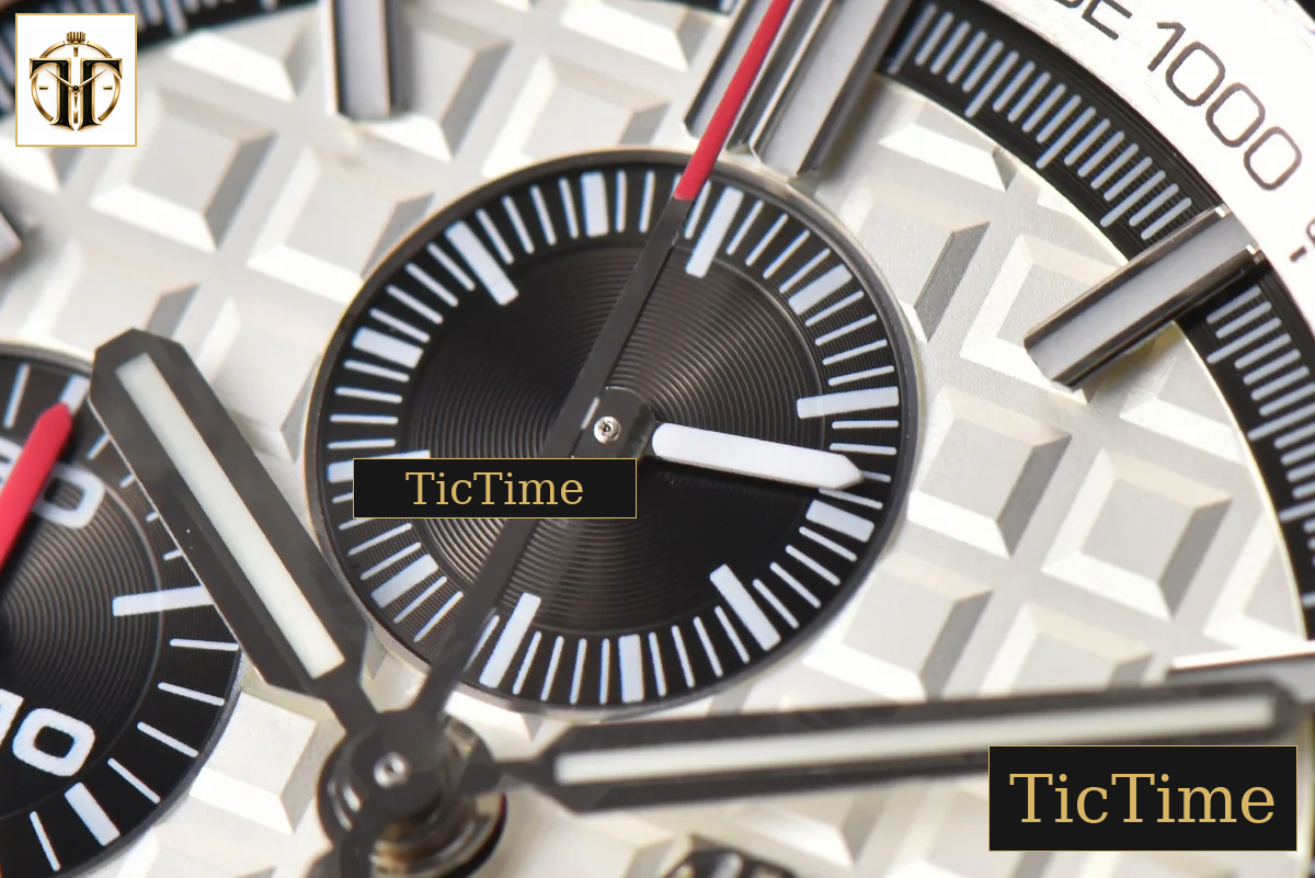 Royal Oak Offshore 44mm JF Black Ceramic Panda Dial Rubber Strap V2 A3126 — foto 4