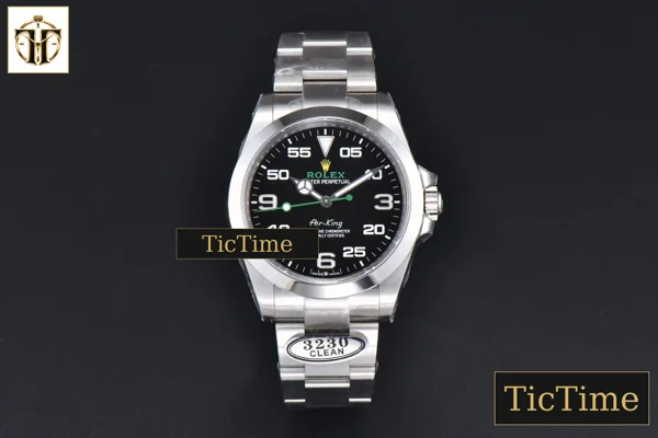 Foto frontal — Air 904L Clean 126900 40mm King Factory Black Dial SS Bracelet VR3230