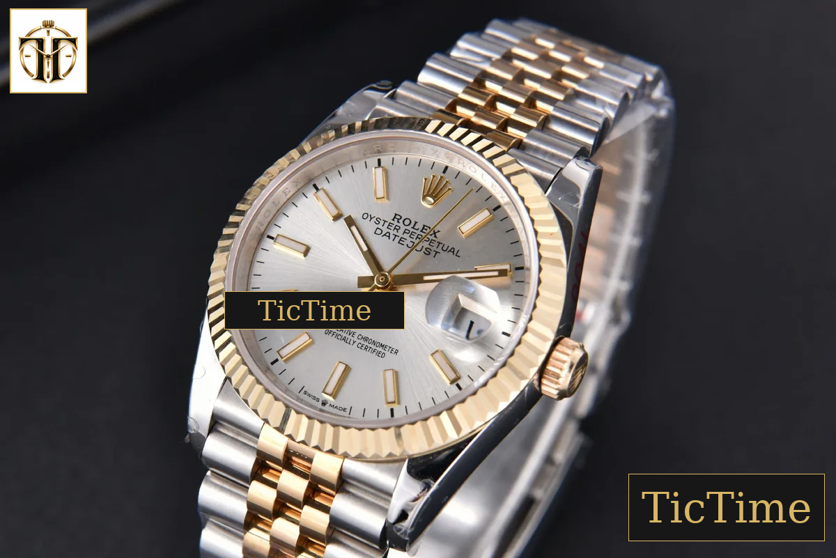 DateJust 36mm GMF YG/SS Silver Dial Jubilee Bracelet VR3235 — foto 4