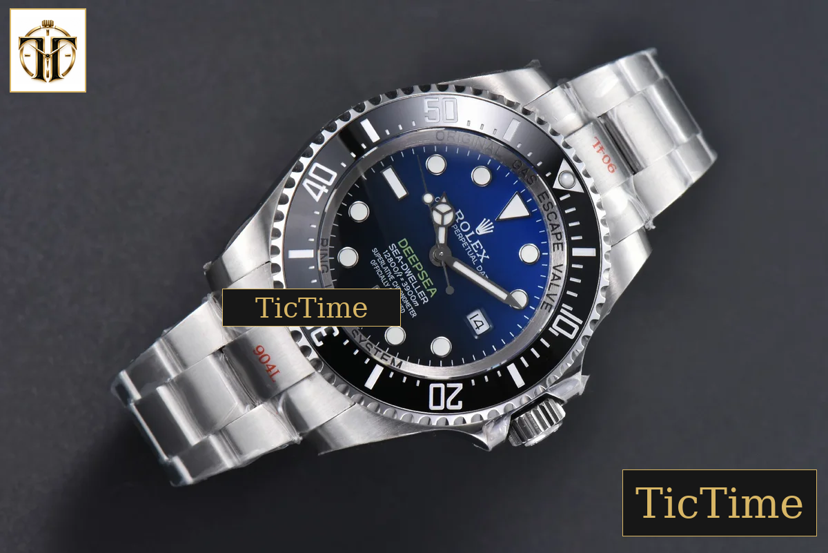 DeepSea Dweller 126660 44mm GMF SS Gradient Blue Dial SS Bracelet VR3235 — foto 3