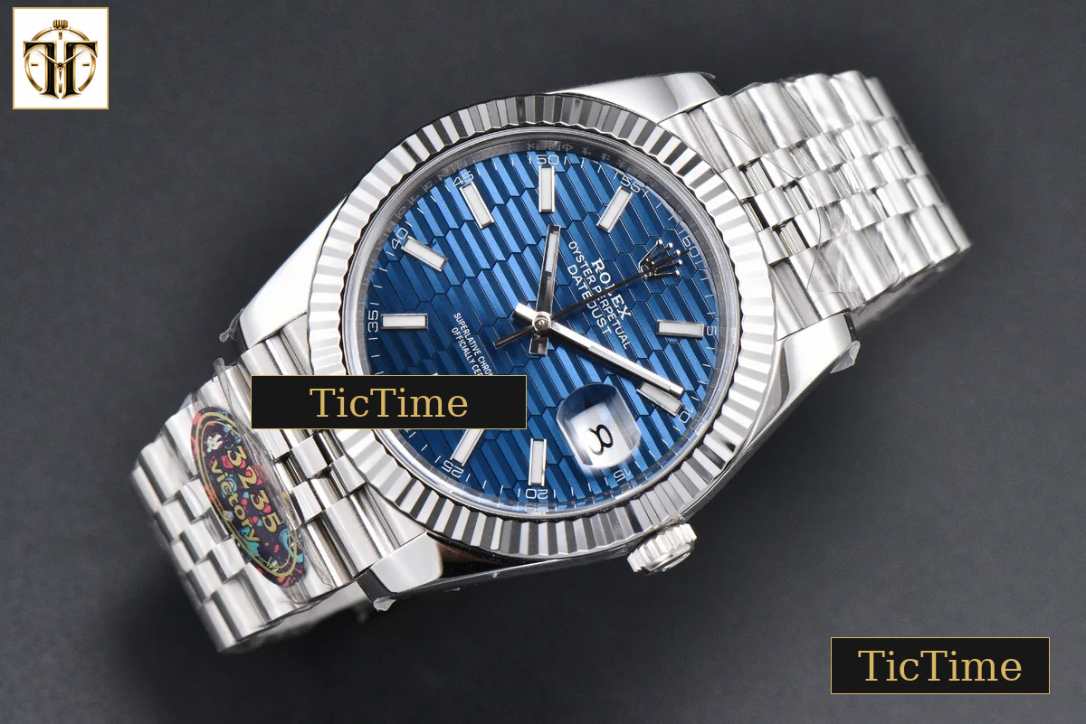 DateJust 126334 41mm VF Blue Motif Dial Jubilee Bracelet DD3235 — foto 4