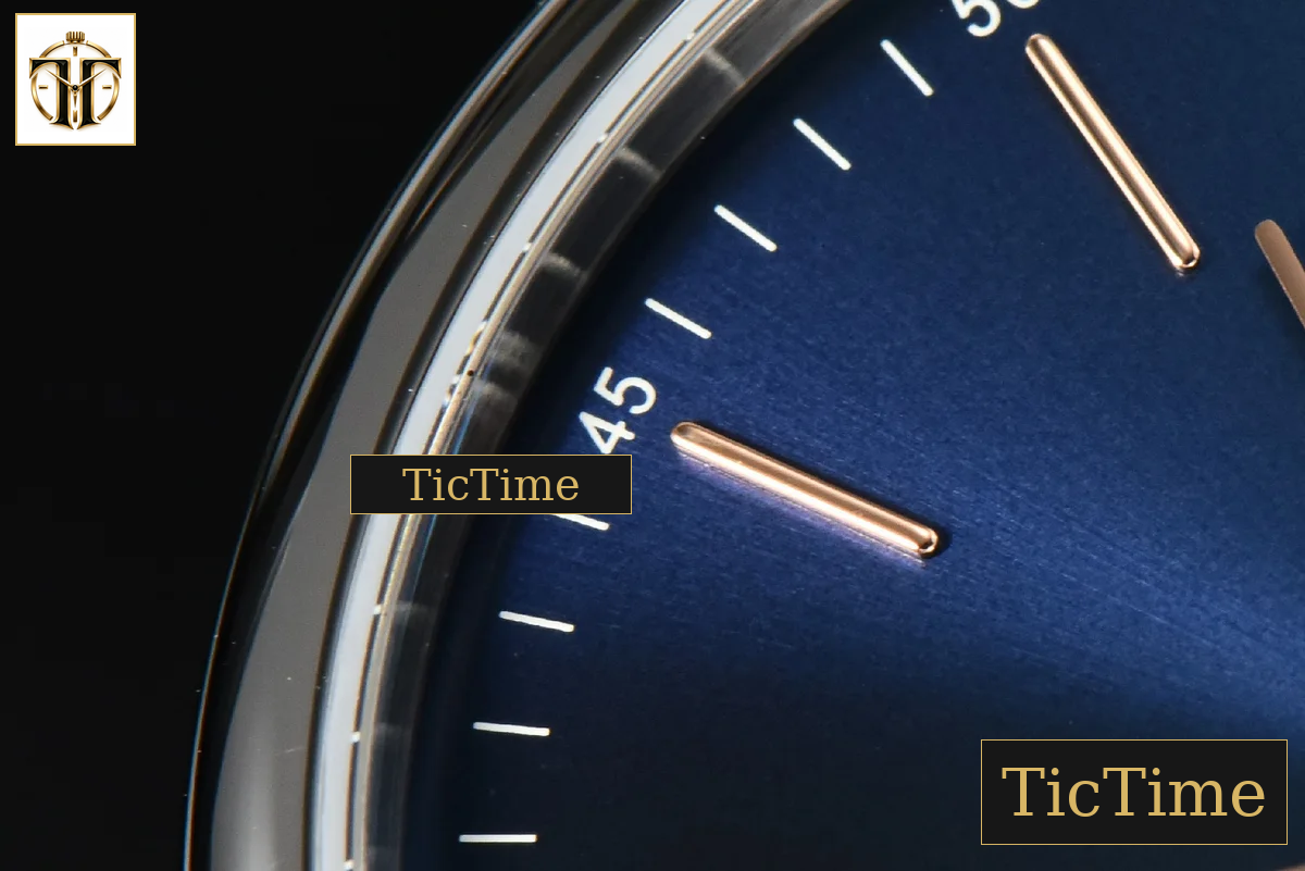 Portofino Automatic 40mm ZF Blue Dial RG Hands Black Croc Strap A9019 — foto 6
