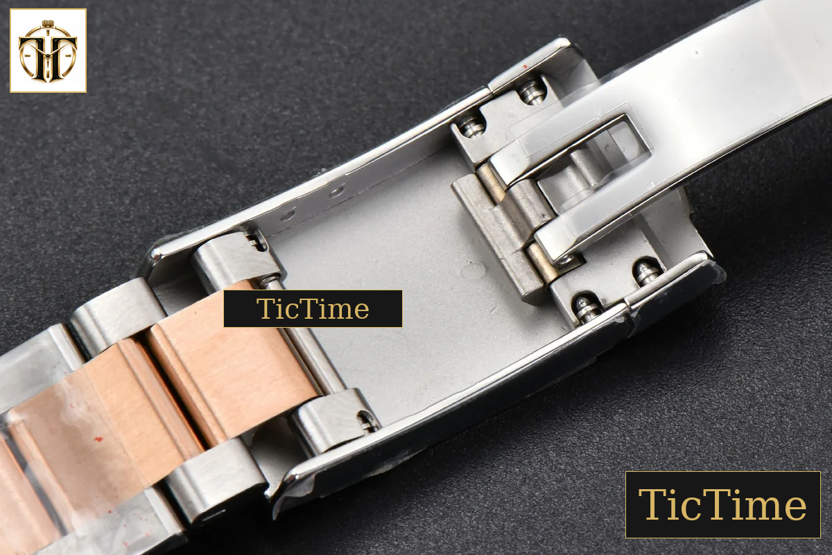 DateJust 36mm BPF RG/SS Fluted Bezel Silver Motif Dial Oyster Bracelet A2824 — foto 23
