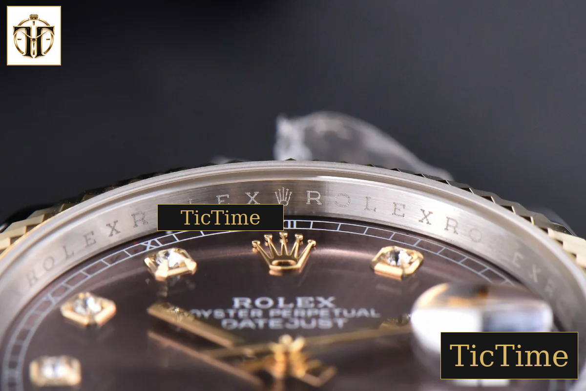 Datejust 41mm GMF YG/SS Gray Dial Diamond Marker Fluted Bezel Jubille Bracelet VR3235 — foto 13