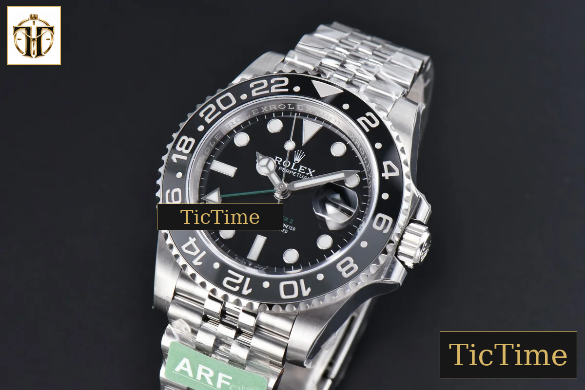 GMT Master II GRNR 126710 40mm ARF Black DIial Jubilee Bracelet DD3285 — foto 5