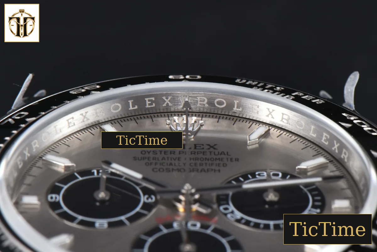 Daytona 126519 40mm BPF SS Black Bezel Grey Dial Black Subdial Black Oysterflex Strap SH4131 — foto 14