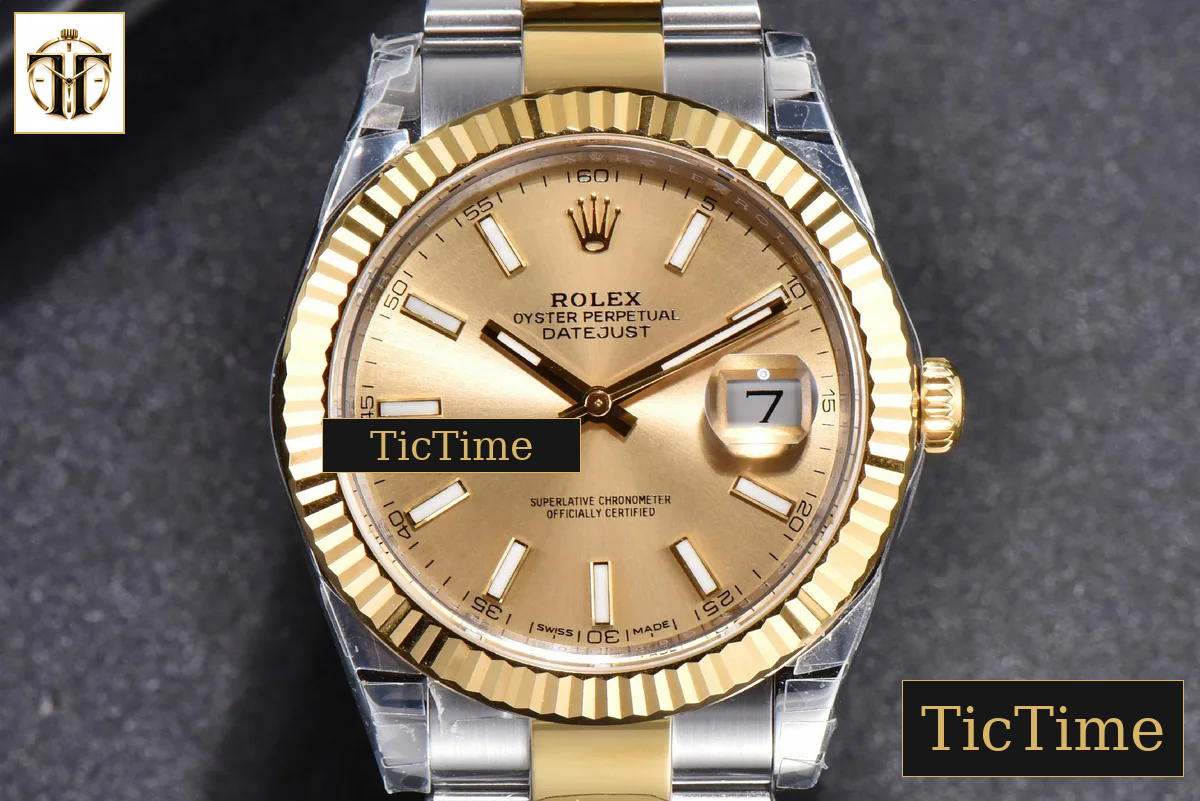 DateJust 126333 41mm VSF YG/SS Fluted Bezel YG Dial Oyster Bracelet VS3235 — foto 2