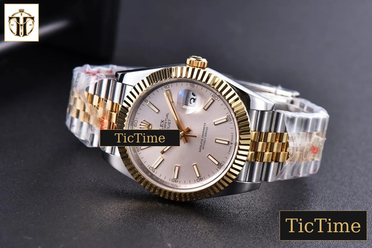 Datejust 41mm GMF YG/SS Silver Dial Stick Marker Fluted Bezel Jubille Bracelet VR3235 — foto 16