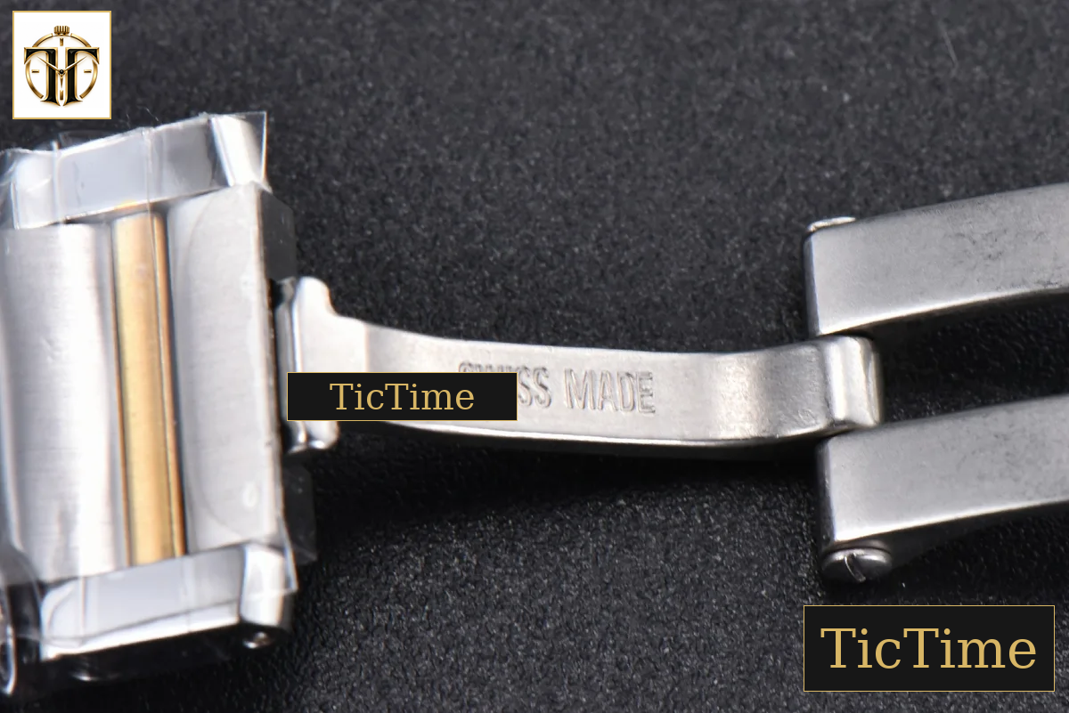 Tank Francaise Small 25.7mmx21.2mm 8848F Diamond YG/SS Bracelet Quartz — foto 21