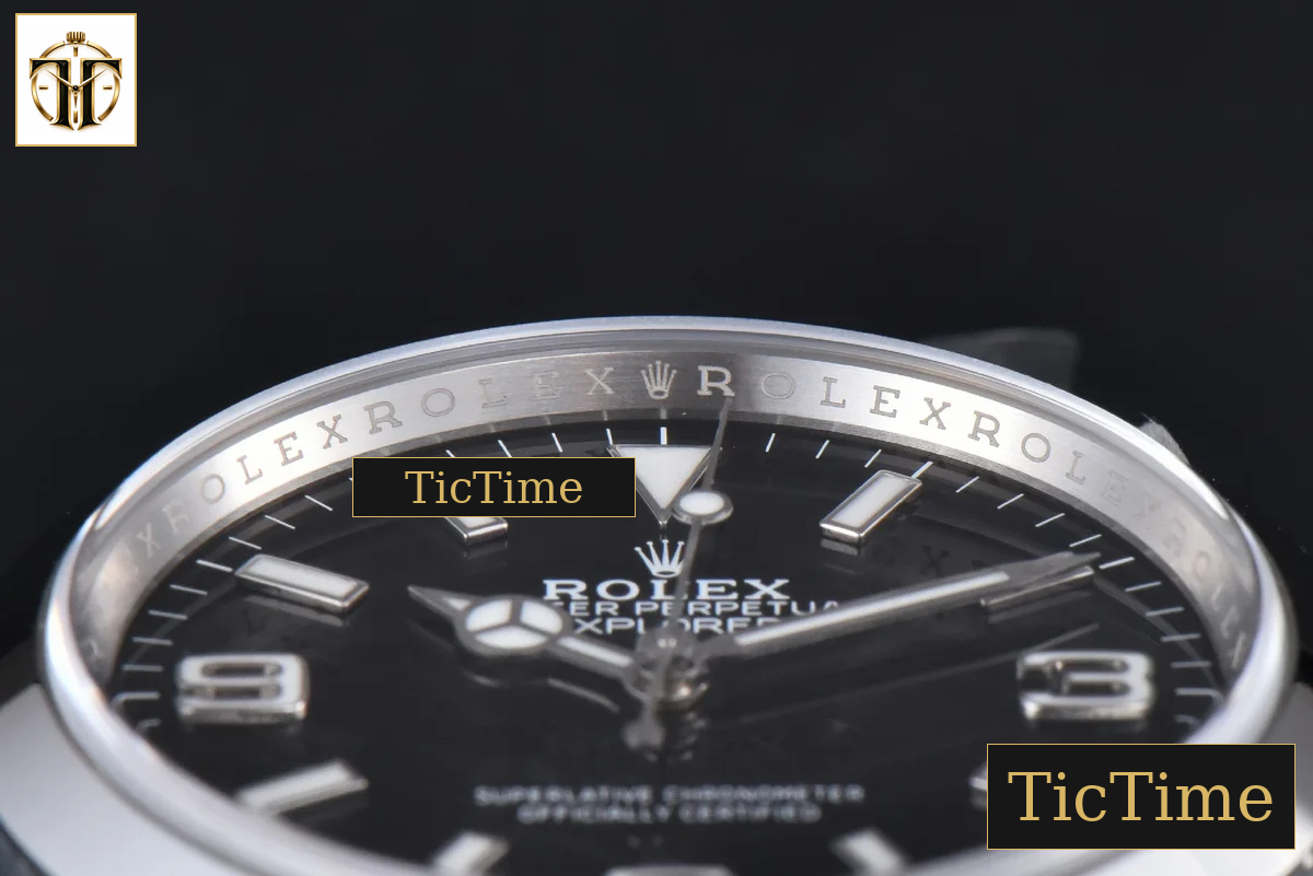 Explorer I 904L 124270 36mm Clean Factory Black Dial SS Bracelet VR3230 — foto 12