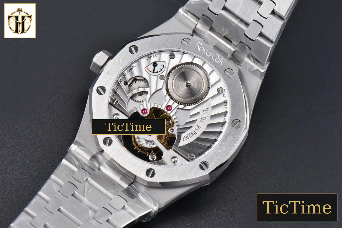 Royal Oak Tourbillon 41mm R8F SS Purple Dial SS Bracelet Flying Tourb V2 — foto 15