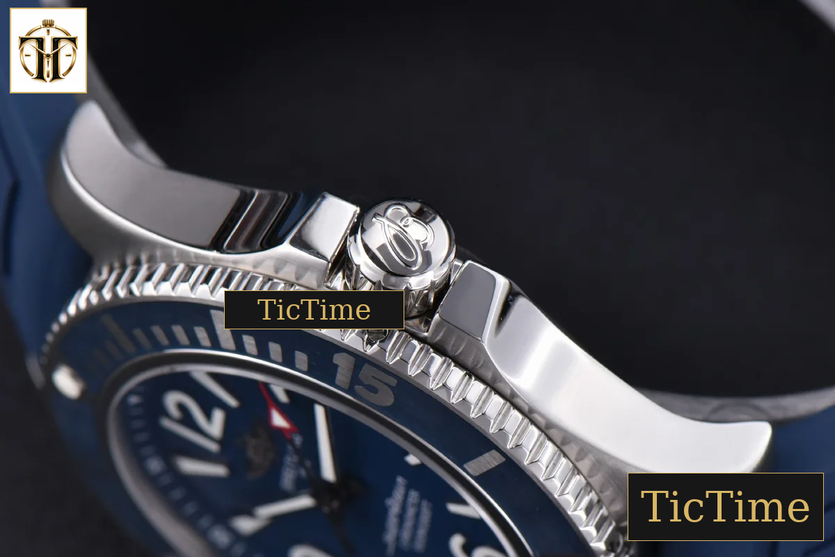 Superocean Automatic 44mm TF Blue Dial Blue Rubber Strap A2824 — foto 11