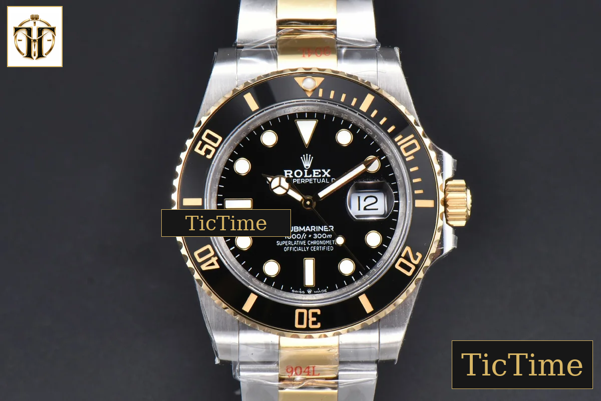 Submariner LN 126613 41mm GMF YG/SS Black Dial SS Bracelet VR3235 — foto 2